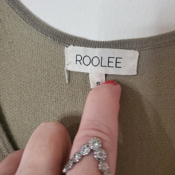 Roolee Knit Wideleg Jumpsuit Size Small Beige BoHo Nursing Friendly - Picture 4 of 10